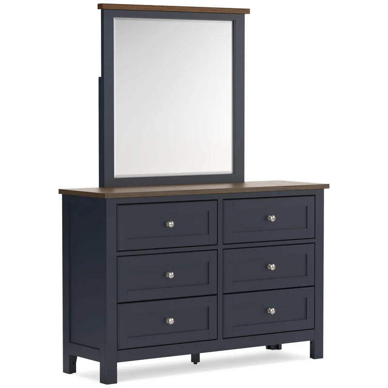 Signature Design by Ashley Landocken B414B1 Dresser and Mirror