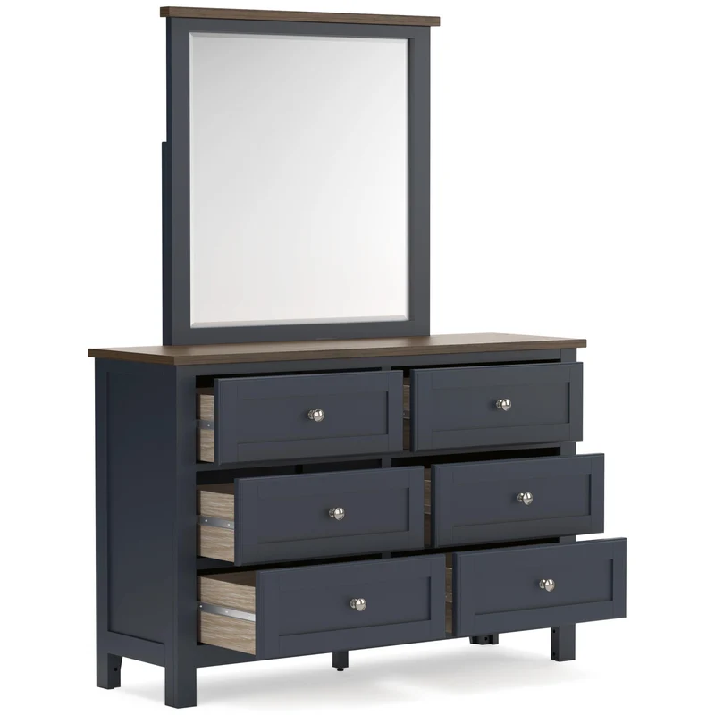 Signature Design by Ashley Landocken B414B1 Dresser and Mirror