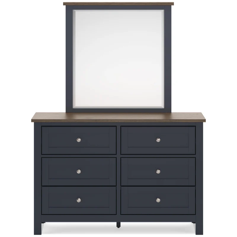 Signature Design by Ashley Landocken B414B1 Dresser and Mirror