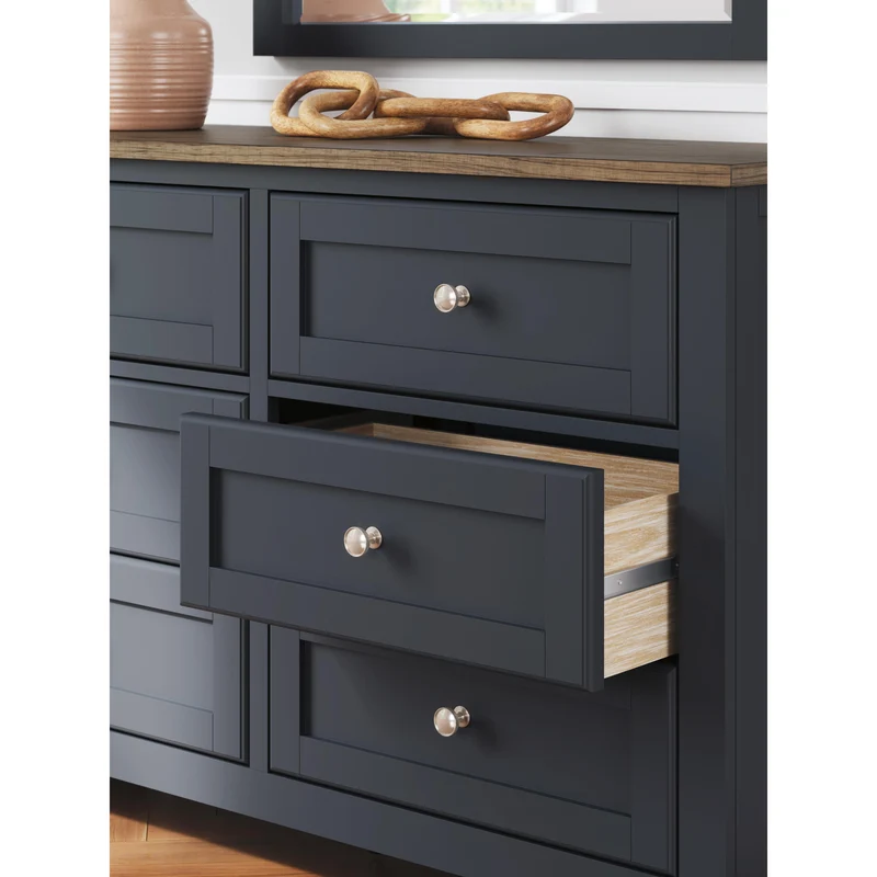 Signature Design by Ashley Landocken B414B1 Dresser and Mirror