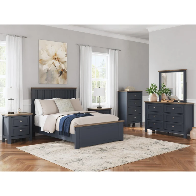 Signature Design by Ashley Landocken B414B1 Dresser and Mirror