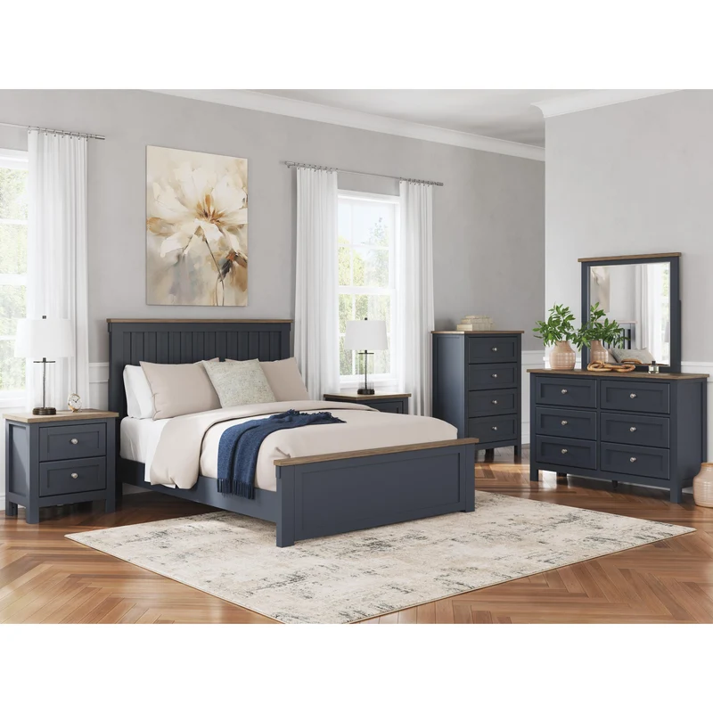 Signature Design by Ashley Landocken B414B1 Dresser and Mirror