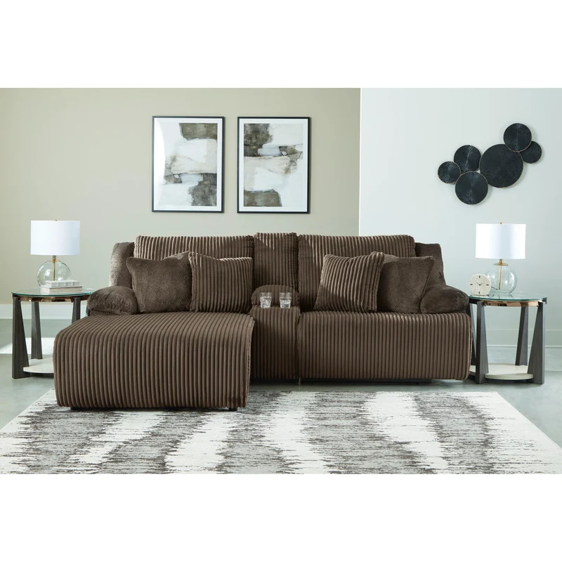 Signature Design by Ashley Top Tier 92705S5 3 pc Reclining Sectional Sofa with Chaise