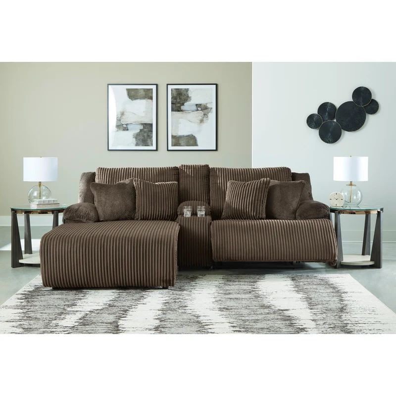 Signature Design by Ashley Top Tier 92705S5 3 pc Reclining Sectional Sofa with Chaise