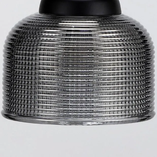 Contemporary Nordic Round Iron Base Semicircular Glass Lampshade 1 - Light Melting Wax Table Lamp For Bedroom