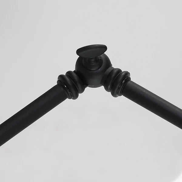 Contemporary Nordic Iron Semicircular 1-Light Rocker Arm Table Lamp For Bedroom