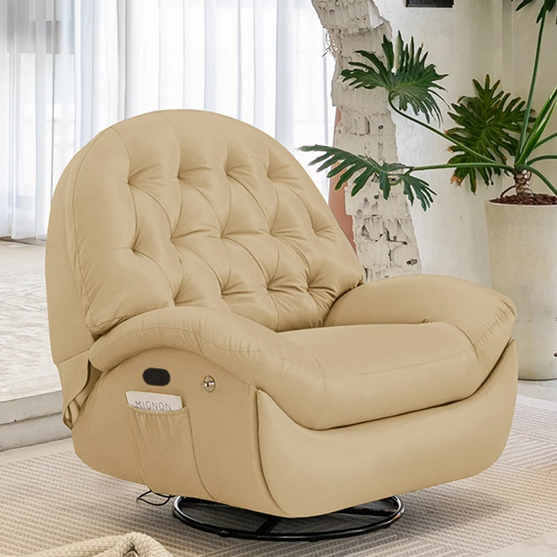 Contemporary Scandinavian Tufted Faux Leather Upholstered Carbon Steel Pine Wood Accent Chair Backrest For Living Room