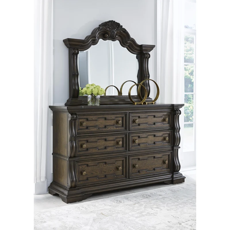 Signature Design by Ashley Maylee B947B1 Dresser and Mirror