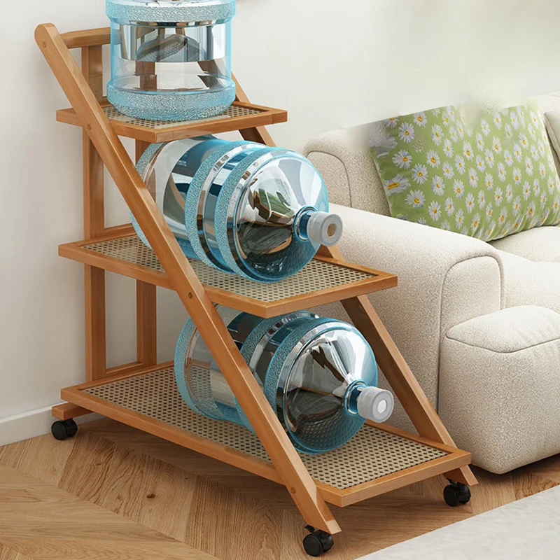 Modern Minimalist Removable Nanzhu Acrylic ABS Bookshelf End Table 2/3 Tier For Living Room
