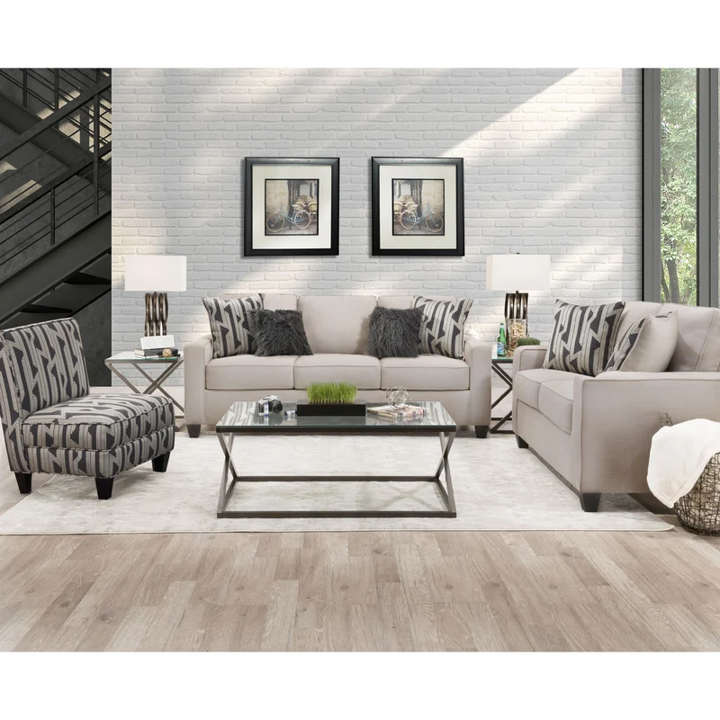 Behold Home 7205-03 Sofa - Lynx Linen