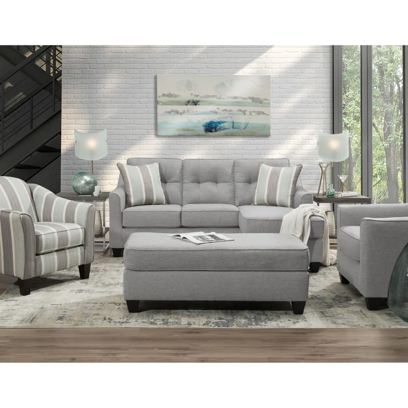 Behold Home 4990-23 Sofa Chaise - Rome Spa