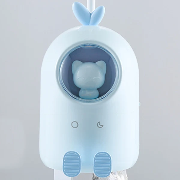 Modern Minimalist Kids Round Ball Moe Pets Shape Plastic LED Table Lamp For Living Room