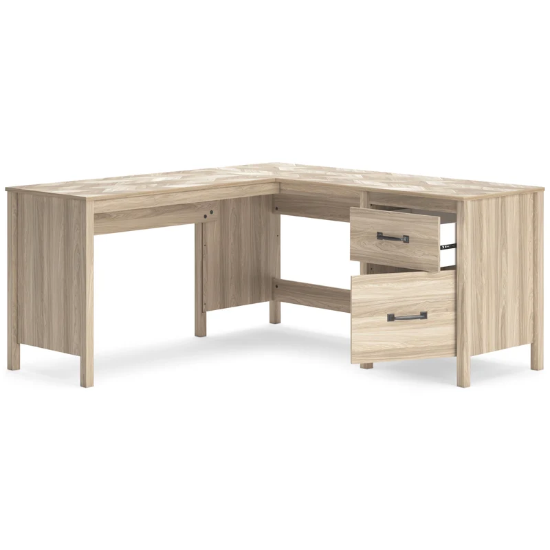 Signature Design by Ashley Battelle H3929H1 60" Home Office Desk with Return