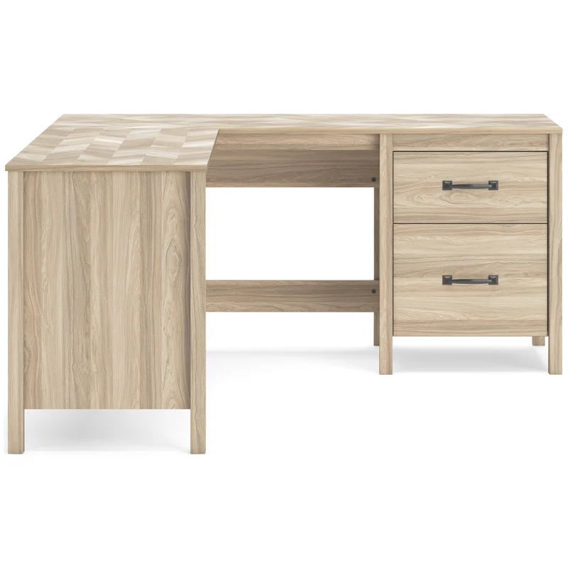 Signature Design by Ashley Battelle H3929H1 60" Home Office Desk with Return