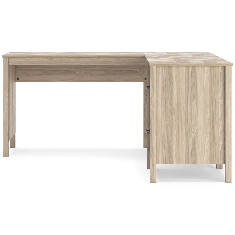 Signature Design by Ashley Battelle H3929H1 60" Home Office Desk with Return