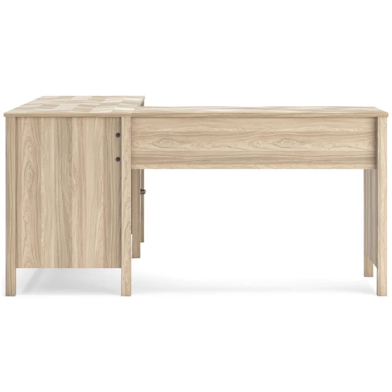 Signature Design by Ashley Battelle H3929H1 60" Home Office Desk with Return