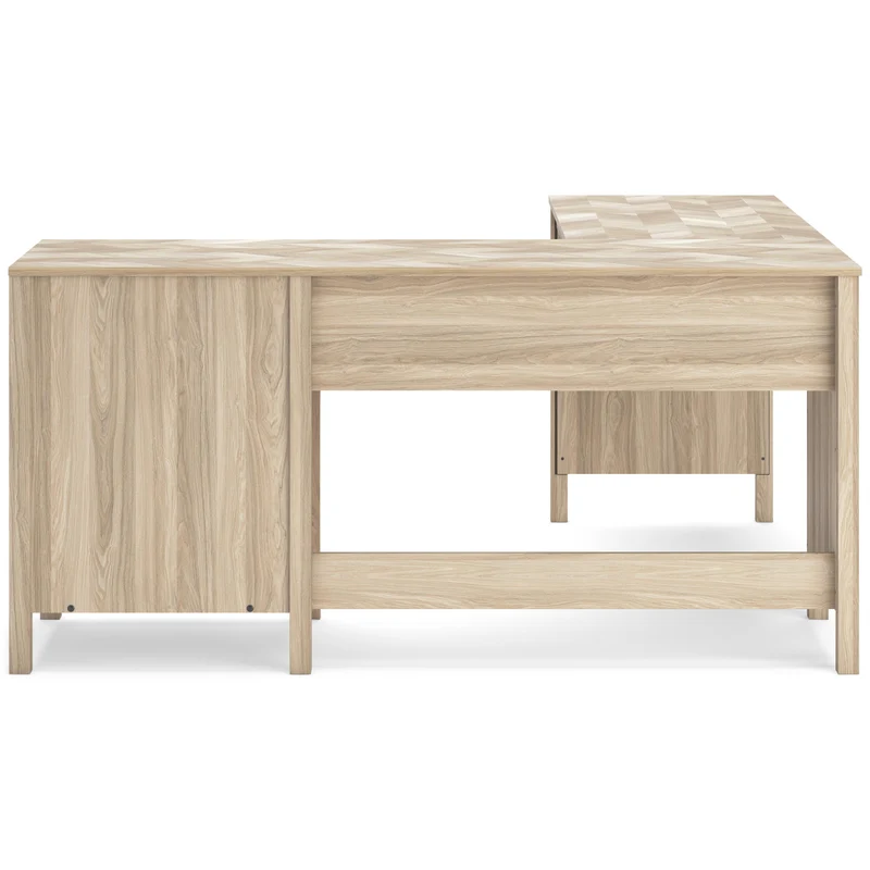 Signature Design by Ashley Battelle H3929H1 60" Home Office Desk with Return