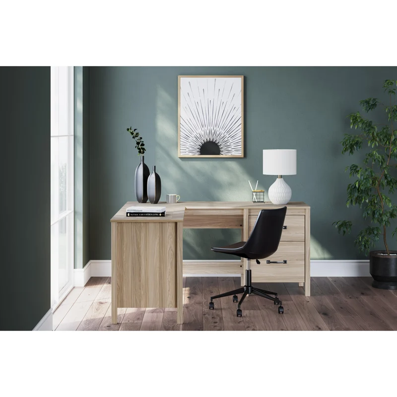 Signature Design by Ashley Battelle H3929H1 60" Home Office Desk with Return