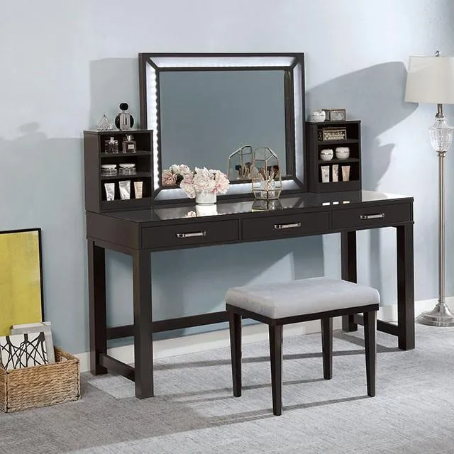 Furniture of America Stephanie FOA-DK5685DG-PK Vanity Set