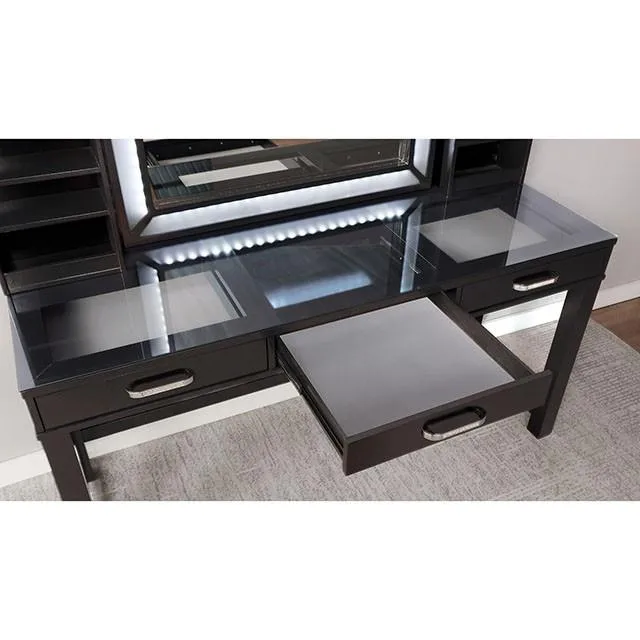 Furniture of America Stephanie FOA-DK5685DG-PK Vanity Set