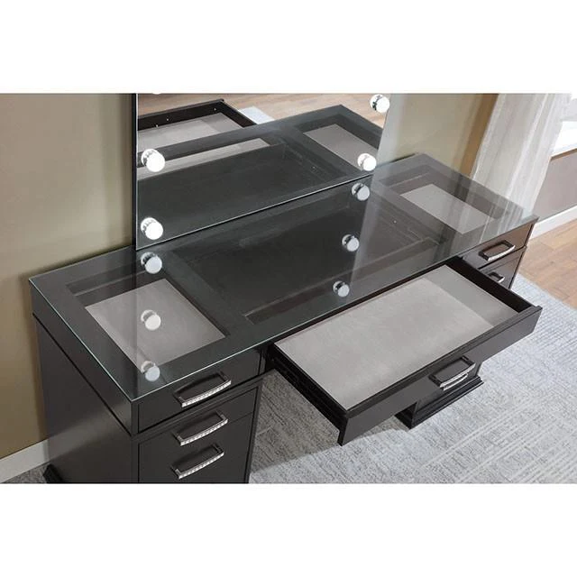 Furniture of America Valentina FOA-DK5682DG-PK Vanity Set