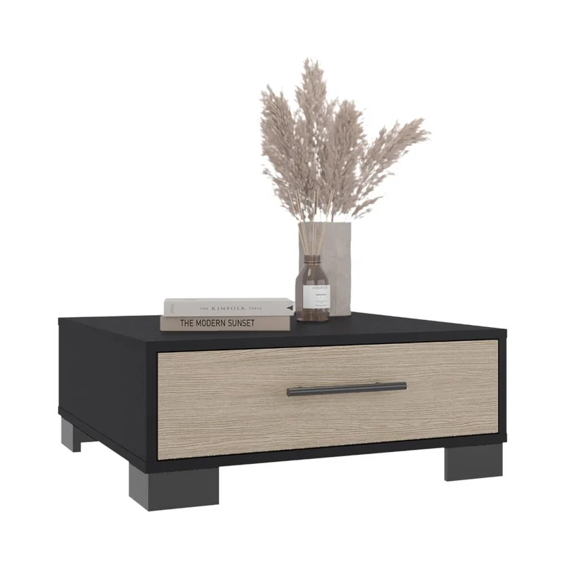Mesa de Centro Marsel, Wengue y Cartagena, con Una Puerta Abatible ZF