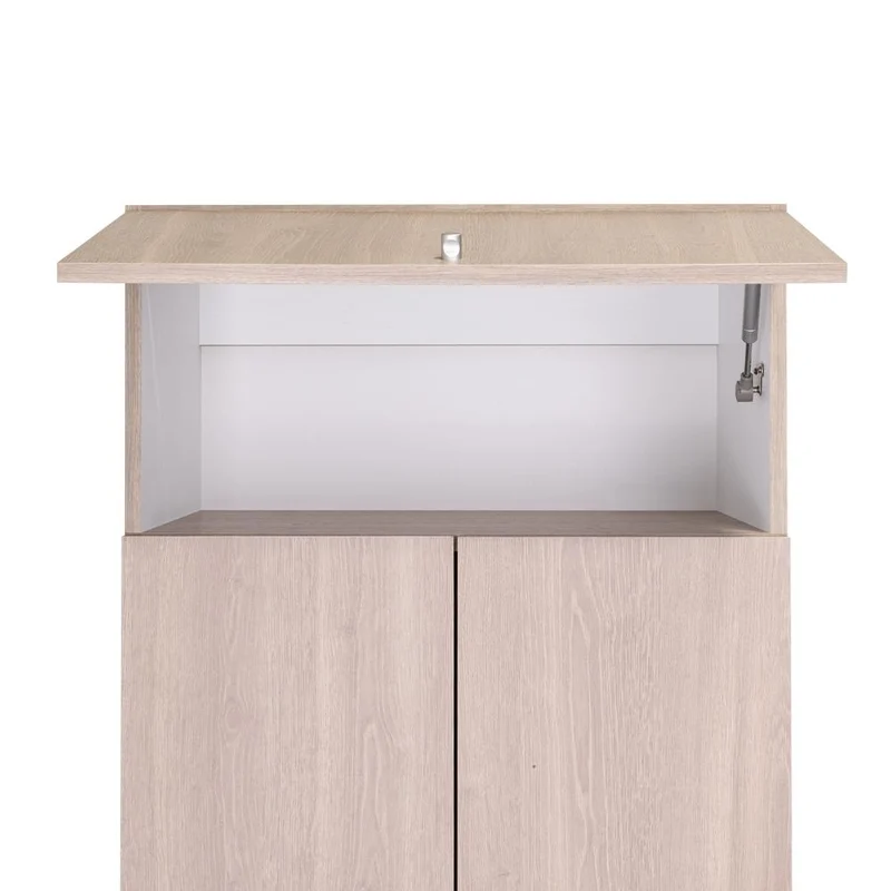 Complemento para Clóset Beico, Bardolino y Blanco Duqueza, para Adicionar Altura y Compartimiento a tu Clóset