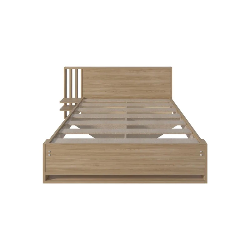 Cama Doble Vanez, Fresno Europeo, con Espaldar Alto Incluyendo Tendida de Tablas