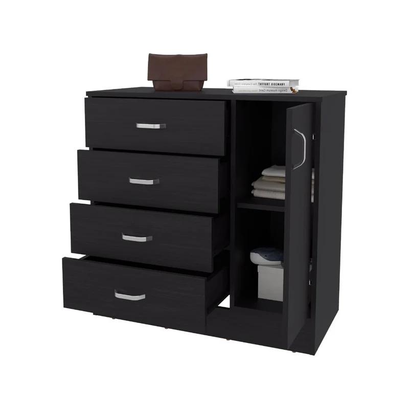 Organizador Kati, Wengue, con Cuatro Cajones ZF