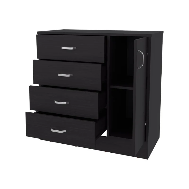 Organizador Kati, Wengue, con Cuatro Cajones ZF