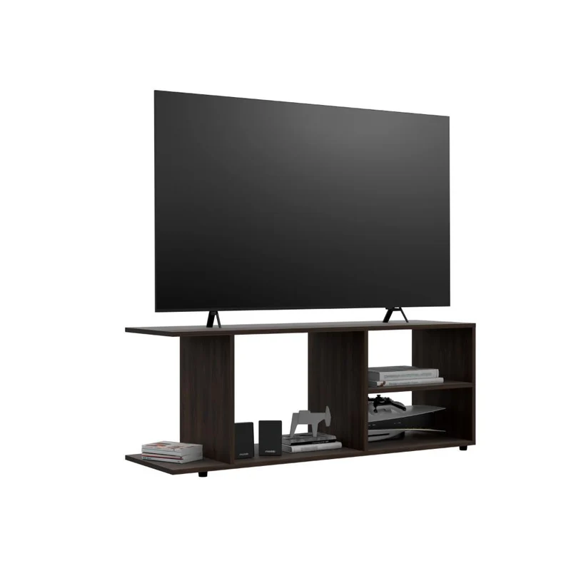 Mesa para TV Wood, Nogal, Para Televisor Hasta 50 Pulgadas
