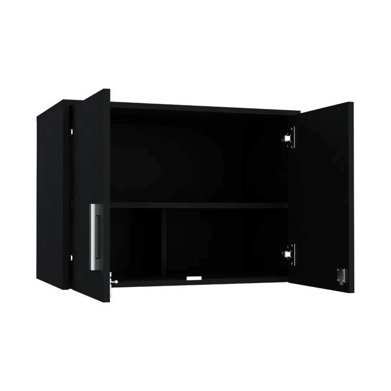 Gabinete Multiusos Sándalo, Wengue, con Cerradura y Llave para Puerta