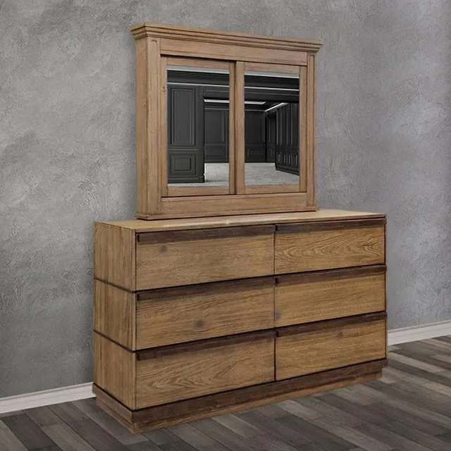 Furniture of America Coimbra CM7623SM Cabinet Mirror