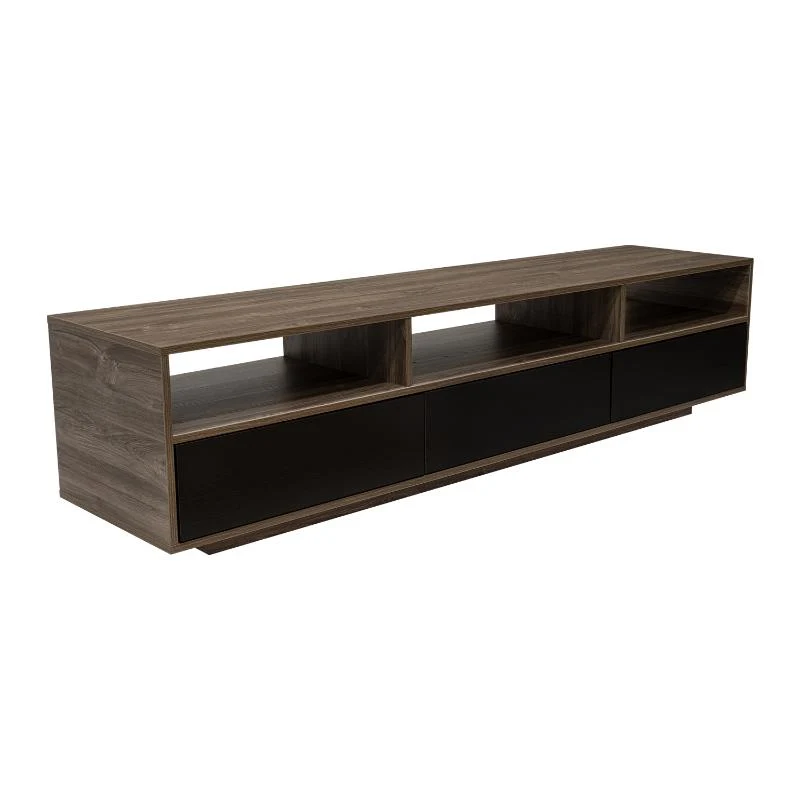 Mesa para TV Tonny, Avellana y Wengue, para Televisor de 90 Pulgadas