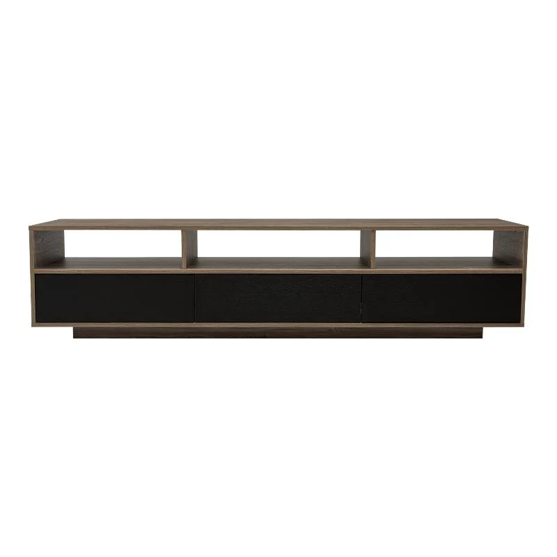 Mesa para TV Tonny, Avellana y Wengue, para Televisor de 90 Pulgadas