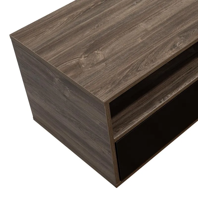 Mesa para TV Tonny, Avellana y Wengue, para Televisor de 90 Pulgadas