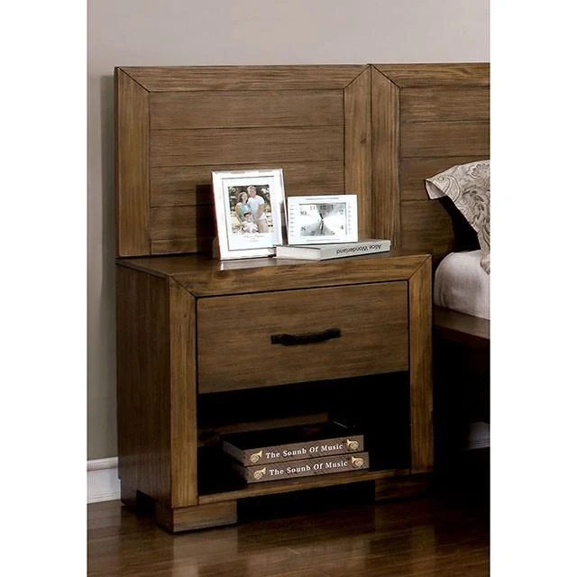 Furniture of America Bairro CM7250NP Night Stand Pier