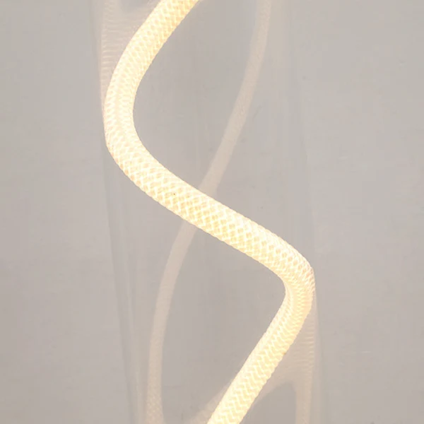 Modern Minimalist Round Cylinder Iron Acrylic LED Standing Floor Lamp For Living Room