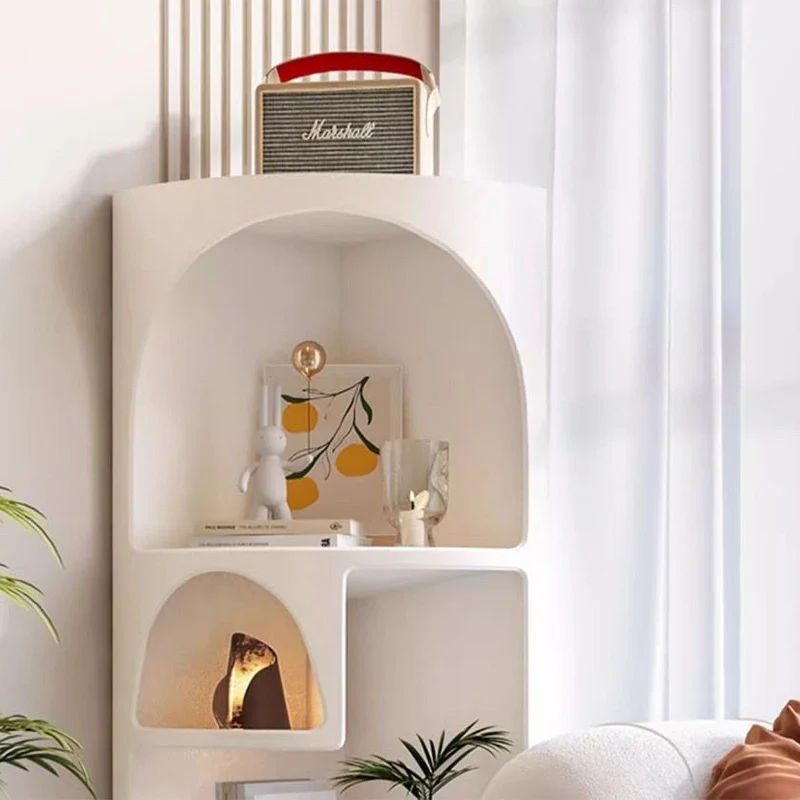 Contemporary Scandinavian Fan PVC Foam Board End Table For Living Room