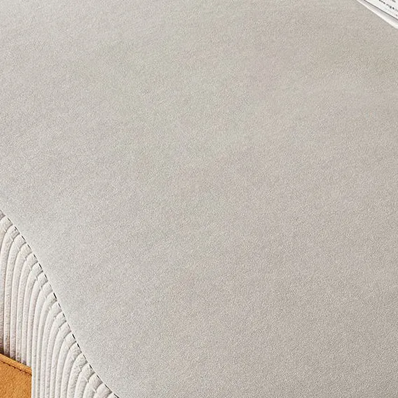 Contemporary Nordic Cuboid Portable Synthetic Fabric Pine Footstool Backless Armless For Living Room