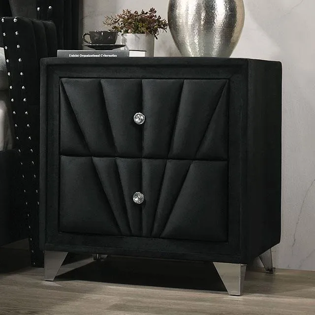 Furniture of America Carissa CM7164BK-N Night Stand