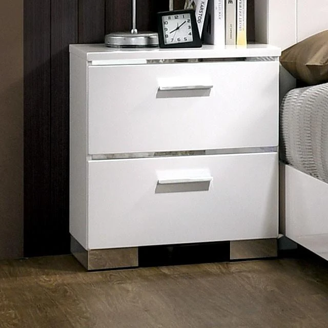 Furniture of America Carlie CM7049WH-N Night Stand