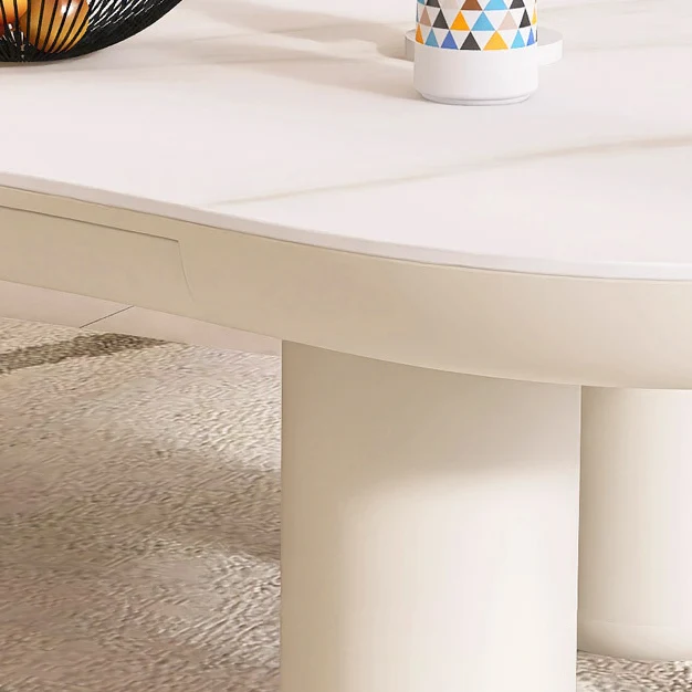 Modern Minimalist Clouds Irregular Fluid Manufactured Panel Stainless Steel End Table 1-Tier For Living Room