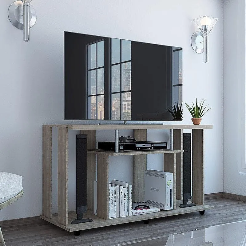 Mesa para TV Alpin, Fresno Europeo, con Espacio para Televisor de hasta 50 Pulgadas