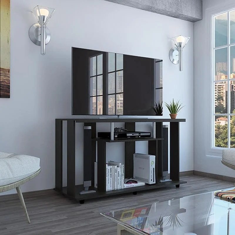 Mesa para TV Alpin, Wengue, con Espacio para Televisor de hasta 50 Pulgadas