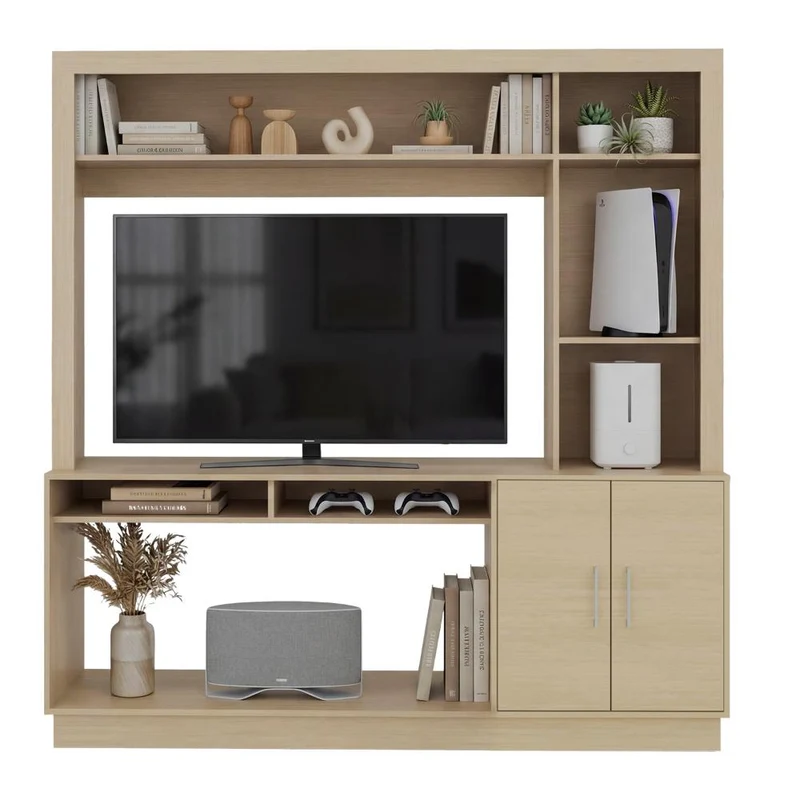 Mesa para TV Romeo, Cartagena, con Espacio para Televisor de hasta 55 Pulgadas