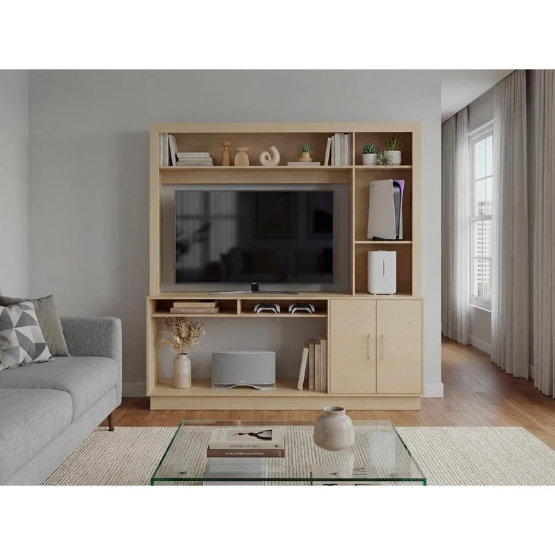 Mesa para TV Romeo, Cartagena, con Espacio para Televisor de hasta 55 Pulgadas