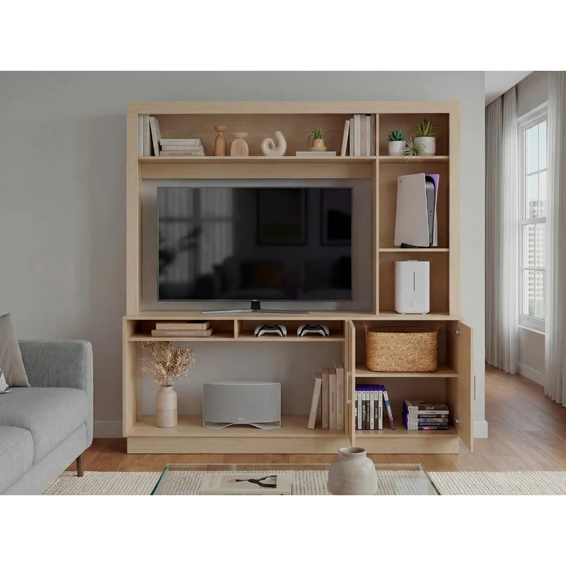 Mesa para TV Romeo, Cartagena, con Espacio para Televisor de hasta 55 Pulgadas