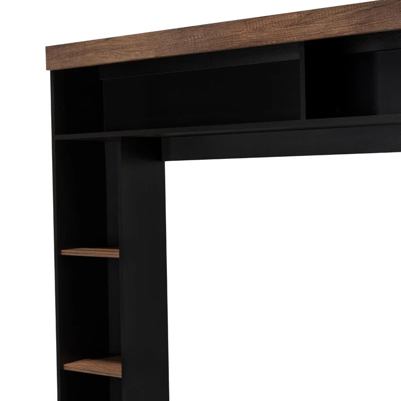 Mesa para TV Classic, Wengue y Avellana, para Televisor de 55 Pulgadas