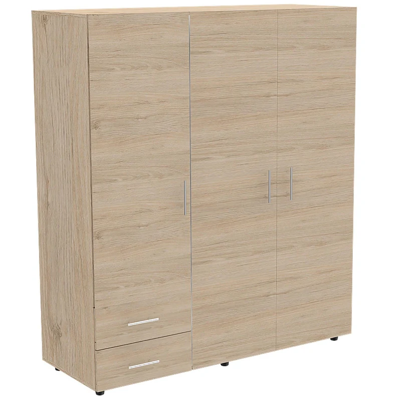 Clóset Light, Beige y Blanco, con Dos Cajones Organizadores y Dos Entrepaños para Zapatos